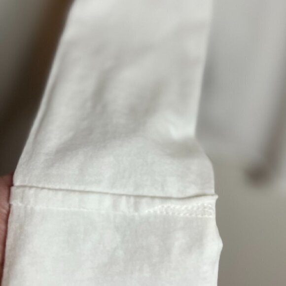 ZADIG & VOLTAIRE Tunisien Tee Top Henley White Rhinestone Skull LS Size S - Picture 6 of 7